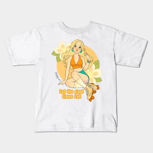 Skater Girl Kids T-Shirt